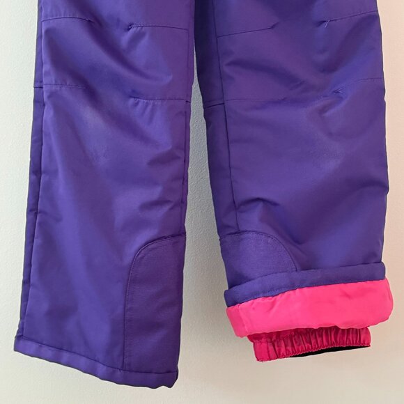 Arctix Girls Youth Insulated Snow Bib Overalls - Snow Suit 3K - Purple - M - Picture 6 of 8